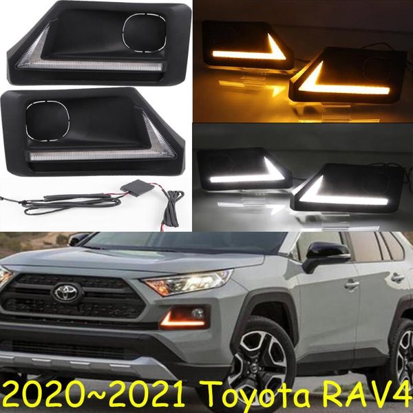 

2020~2021year car bumper headlamp for rav 4 rav4 daytime light car accessories led drl headlight for rav4 fog light
