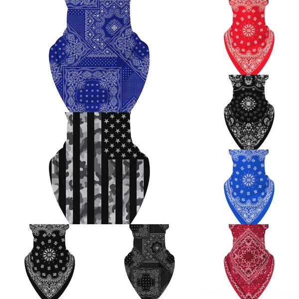 

kipho fashion mask seamless bandana scarf ring novelty wolf mouth outdoor maskface scarf sun protective, Black
