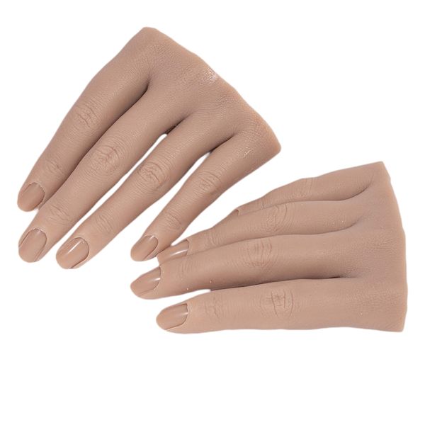 

practice fingers training practice fingers decoration training fingers for acrylic, gel and nail art, 1 pair