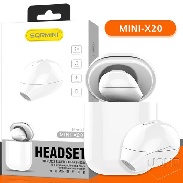 

Mini x20 ingle bluetooth wirele headphone earphone wirele earbud 4 2 edr charing box for iphone x am ung martphone