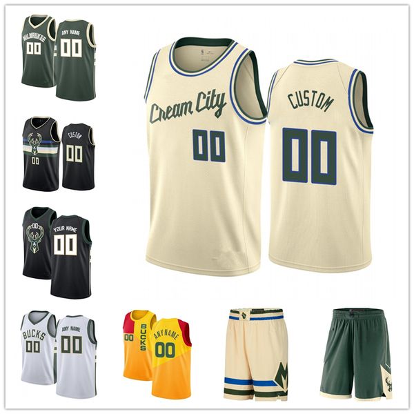 

custom giannis 34 antetokounmpo eric 6 bledsoe milwaukee bucks shorts khris 22 middleton donte 0 divincenzo 11 lopez basketball jerseys, Black;red