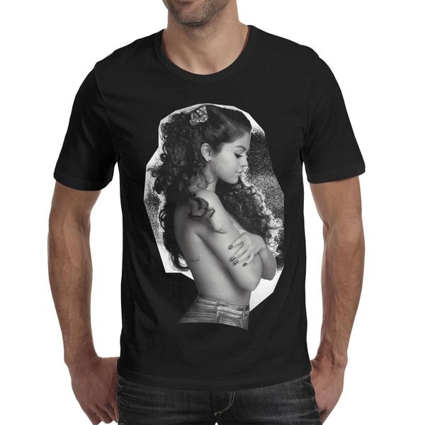 

selena gomez poser blackmens t shirt,shirts,t shirts,tee shirts printing personalised cool t designer crazy champion athletic t shirt, White;black