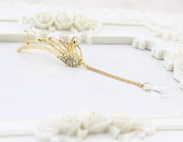 

clip on earrings screw charm elegant drop dangle ear stud cuff clip ears cuffing clip on earrings, Silver