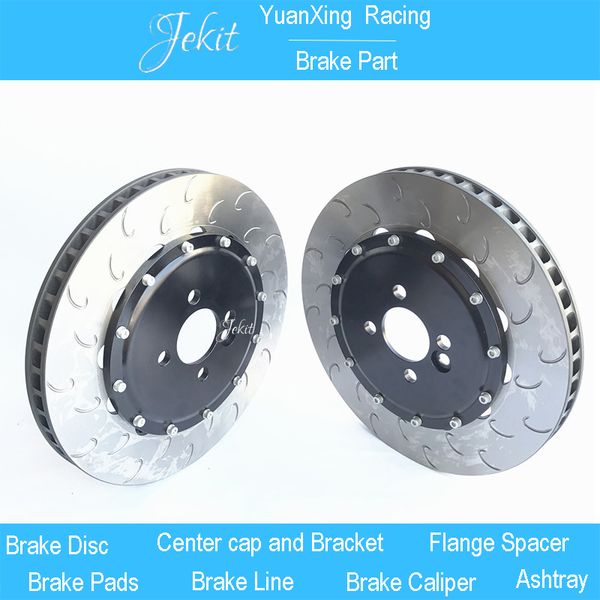 

jekit car brake disc 355*32mm j hook with center bell for ap9660 brake caliper for golf 6 r20 2012 front