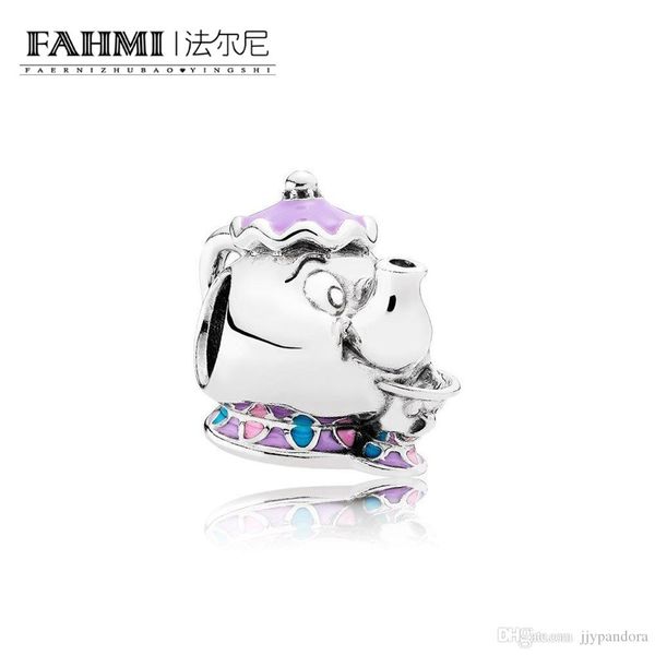 

fahmi 100% 925 sterling silver 1:1 original 792141enmx authentic temperament fashion glamour retro bead wedding women jewelry, Black