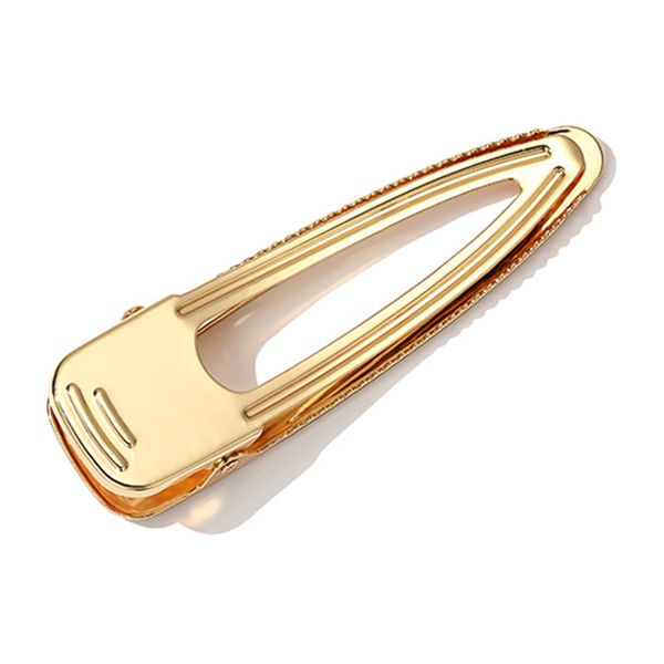 

2pcs korean jewelry wholesale retro hairpin hollow hairpin metal headdress clip word clip, Golden;white