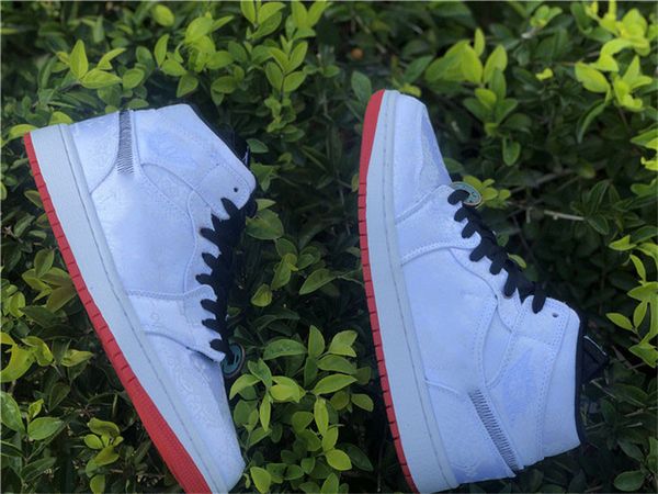 

2021 new authentic 1 mid se fearless edison chen clot white black red cu2804-100 men women outdoor shoes sneakers with box
