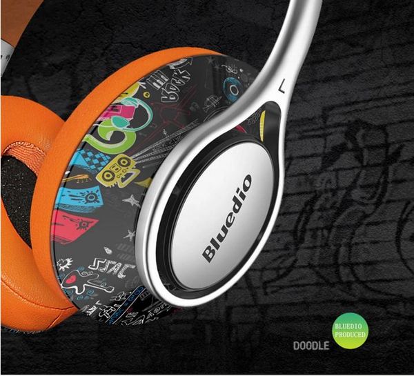 

nwest bluedio a2 foldable bluetooth headphones bt4.2 stereo wireless fashion design over ear music headset phone accessory celadon scraw