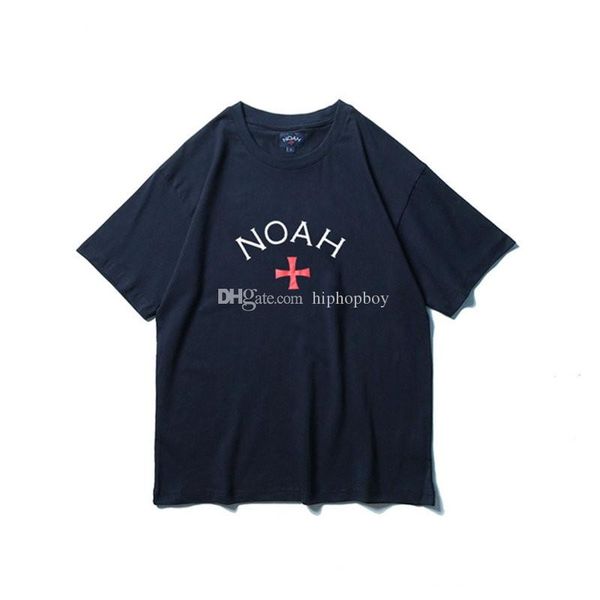 

noah мужская футболка модельер высокого качества тенниска мужчины женщины с коротким рукавом ноа hip hopshort s черный размер m-xxl, White;black