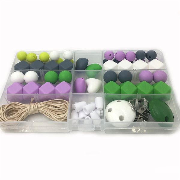 

kit diy бусы из силиконовых силиконовых бусин kit - силиконовые медсестры ожерелья-ожерелья лактации держатель силикон-соска