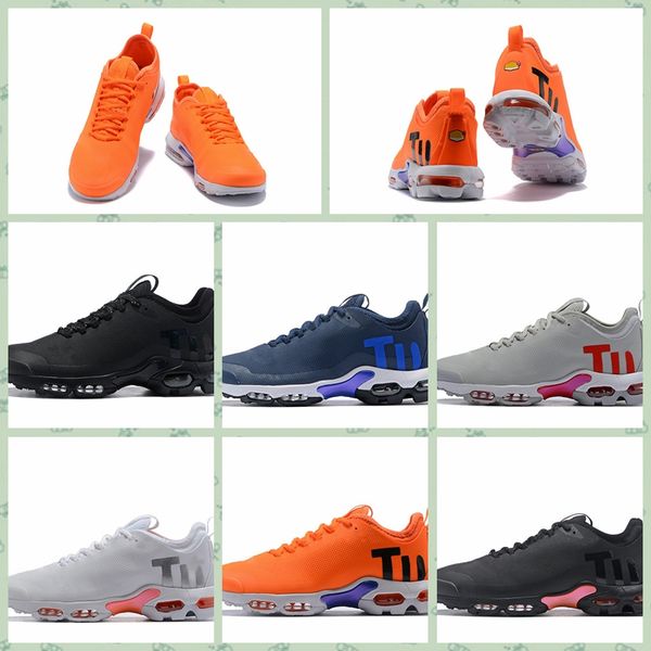 

ntn2aa mercurial plus tn ultra se kpu white rainbow black running shoes increased ventilation trainers chausseures designer shoes size40-45