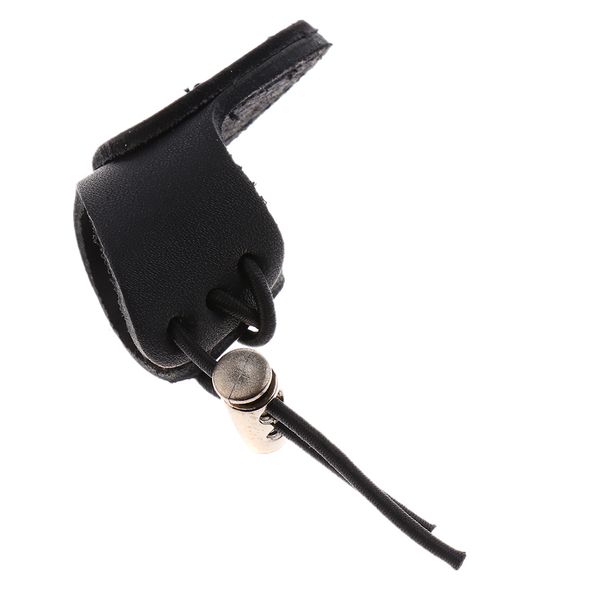 

стрельба из лука одного finger guard finger перчатки protector, Black