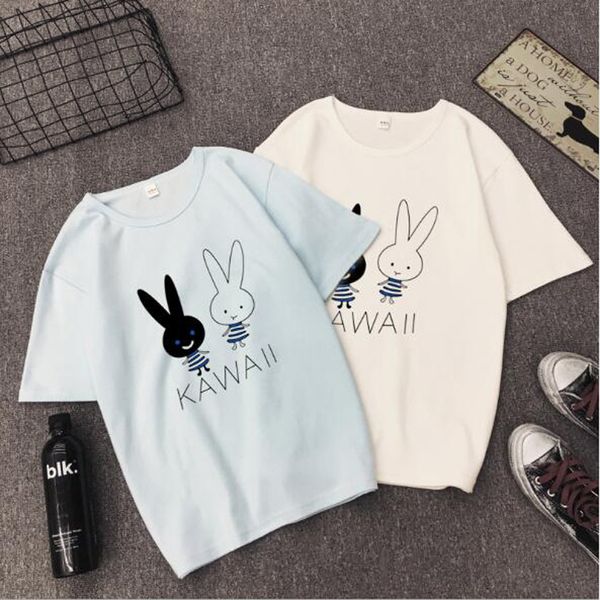 

женская дизайнер tops женщина рубашка печать футболка женская весна твердая лето новые с коротким рукавом женщины топы повседневный дряблая, White