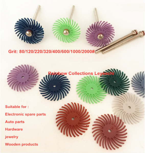 

10pcs / серия 25 * 0,7 * 2 мм 80-2000grit циклон рабочее колесо лезвия щелевой шлифовальные круги rotary полировка диск зазор полировка коле