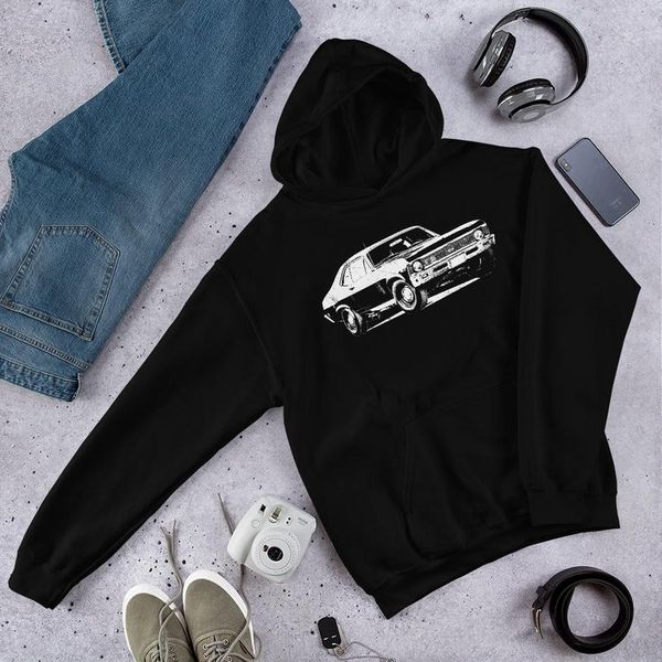 

hoodie old vintage cars womens hoodie, Black