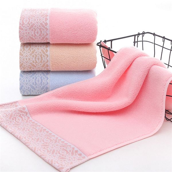 

new cotton towel plain men and women wash towel soft absorbent can be customized logo