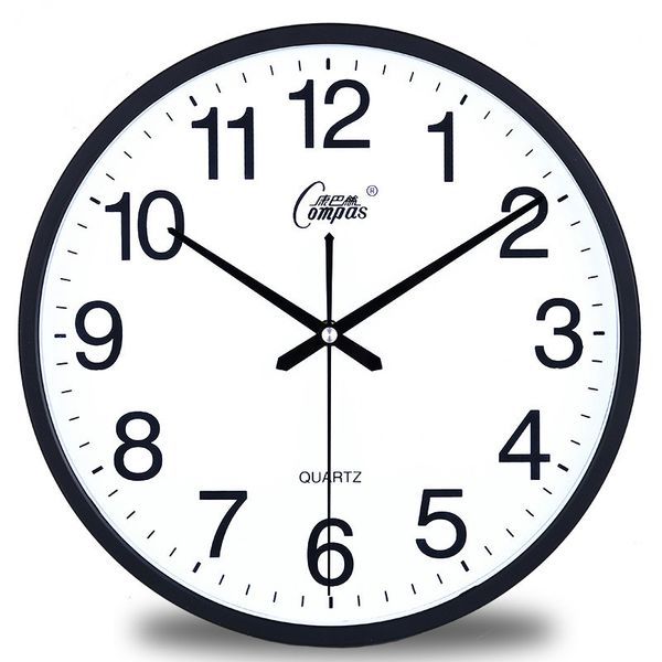 

14inch modern clock wall watch mechanism minimalist living room clock mute movement hanging tables orologio da parete decor sc90