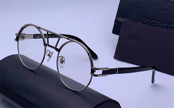 

new fashion designer round retro optical glasses 9080 simple popular style men's selling eyewear, Black