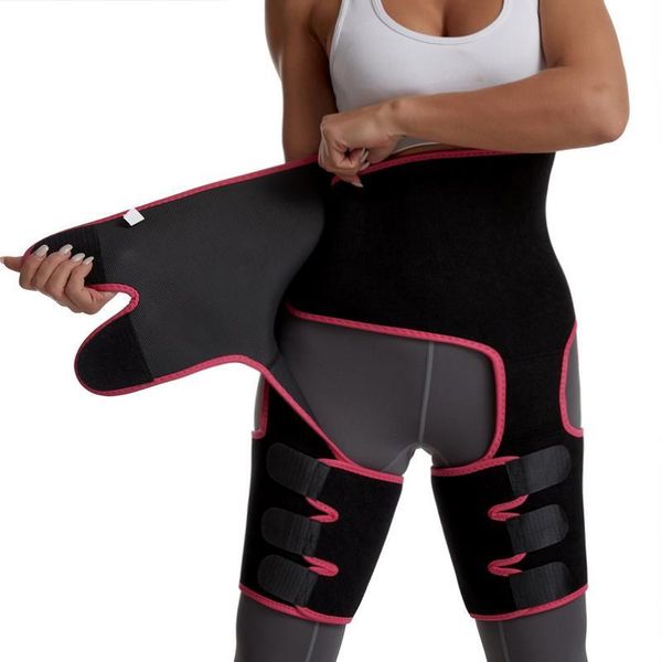 

womens body shaper hip belt waist belt adjustable siamese body shaper stretch fitness leggings tights, Black;gray