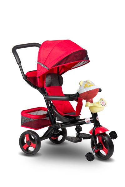

hildren's tricycle stroller bicycle baby carriage with 3 wheels music jogging stroller bicycle bike trike rear shopping basket
