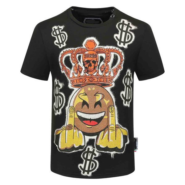 

2020 new men's hair stylist t-shirt star stripe printing men and women short-sleeved t-shirt -3xl, White;black