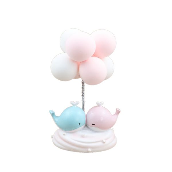 

south korean cartoon marine animal whale cake decoration accessories cat balloon car interior accessories car accessories