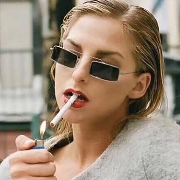 

vintage sunglasses women men square shades classic metal sun glasses fashion brand eyewear uv400 retro, White;black