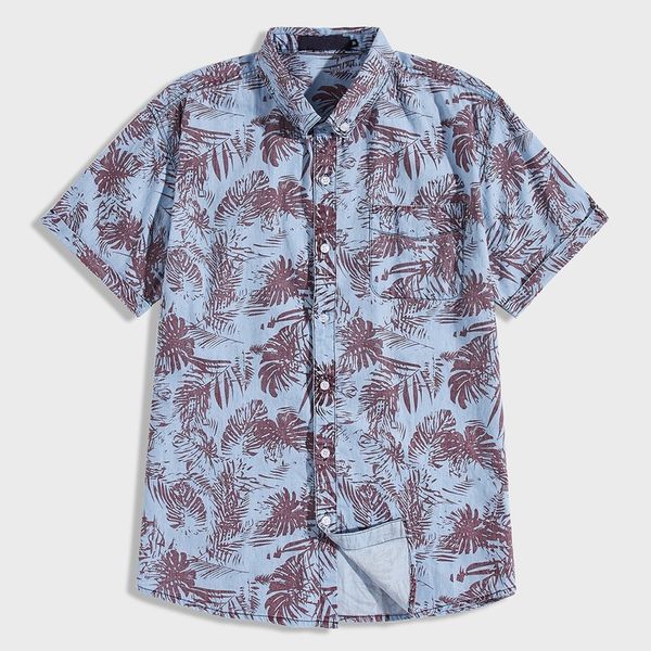 

selling product in 2020 new youth printed loose comfortable short sleeve male handsome simple shirt men's clothing, White;black