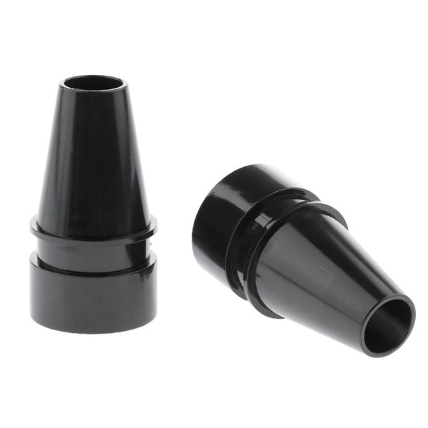 

2pcs pet water blower mouthpieces dogs cats 5 different nozzles black