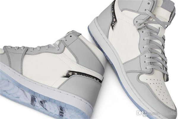 

2020 new authentic air 1 high og wolf grey 1s sail pn dust white low retro men women basketball shoes sports sneakers with box