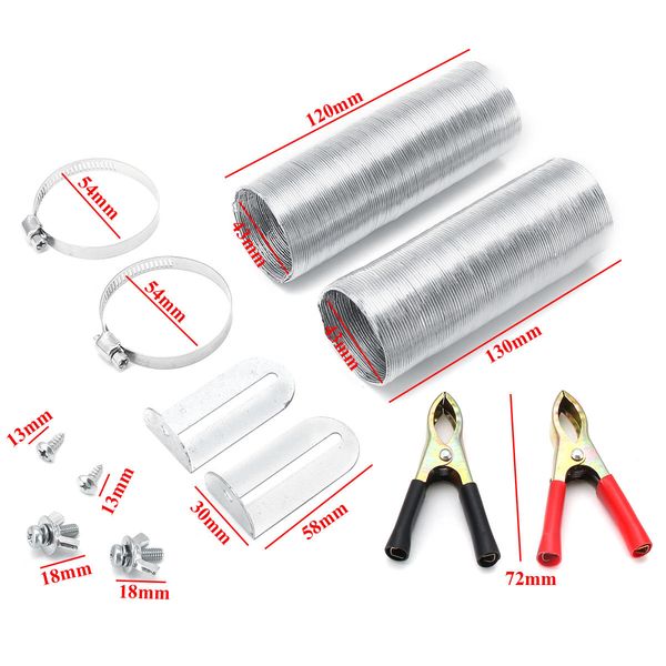 

air supply pipe bracket pipe strap clamps screws for defroster car heater