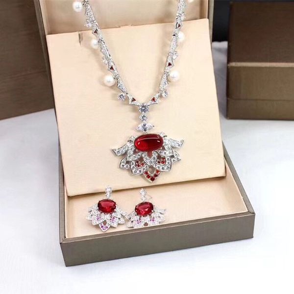 

designer fashion copper jewelry 3a cubic zirconia party set, Silver