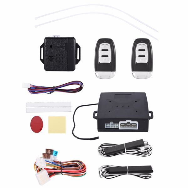 

car anti-theft alarm safety system keyless entry remote control central door lock led with warning lights car accessories new