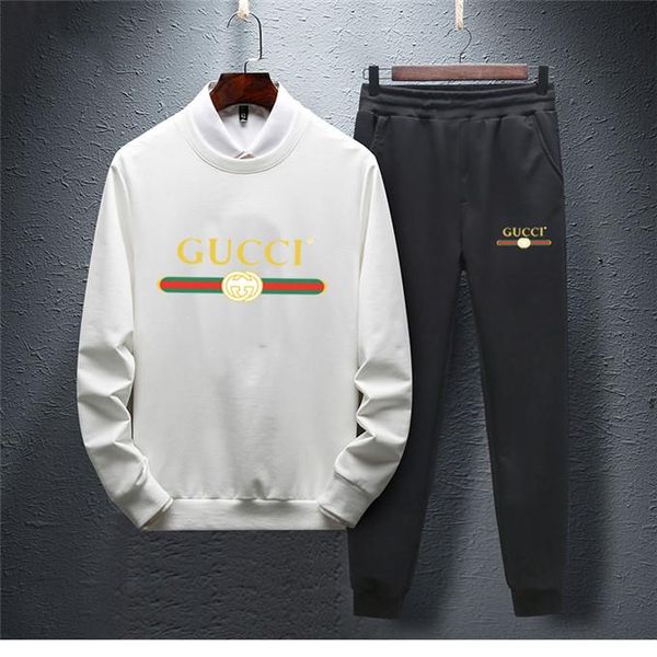 

g8 gucci mens luxury tracksuits solid color track suit jogging suits brand men's tracksuits g8 gucci, Gray