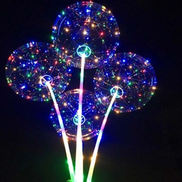 

in 2019 luminous bobo balloons led light balloon 20 inch balloons for wedding party festival luminous decorations toys dhl 648