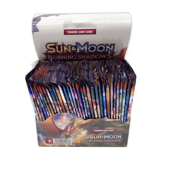 

SunMoon Burning Shadows Английские Карты Мультфильм Аниме Коллекционные Карты Игры 324 шт. / Компл. Карманные Игральные Карты Игрушки DHL