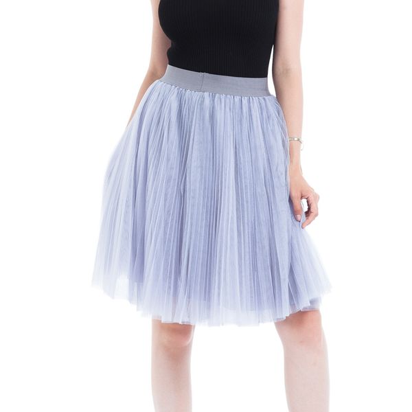 

2019 women skirts ball gown 4 layers solid skirt fashion dancing pleated princess skirt with girls clothes feb5, Black