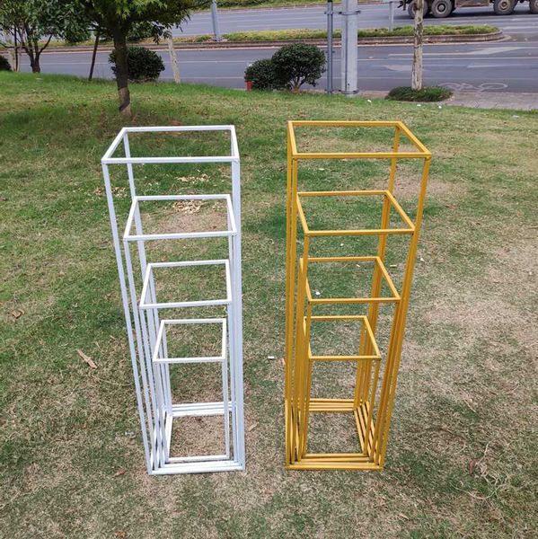 

4pcs/set wrought iron stand wedding props artificial flower road lead creative decor flower arch wedding road lead t-stage