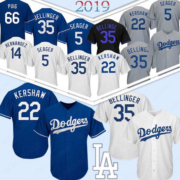 

2019 NEW 8 Manny Machado 22 Clayton Kershaw 35 Men Baseball Jerseys 10 Justin Turner 5 Seager 42 Robinson 66 Puig 150th Anniversary