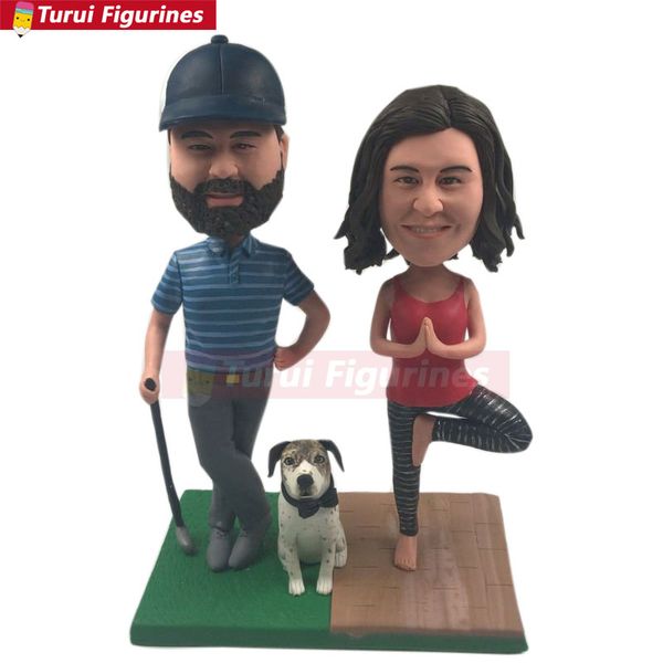 

personalized wedding cake er golf groom wedding cake er yoga bride golf yoga golfer