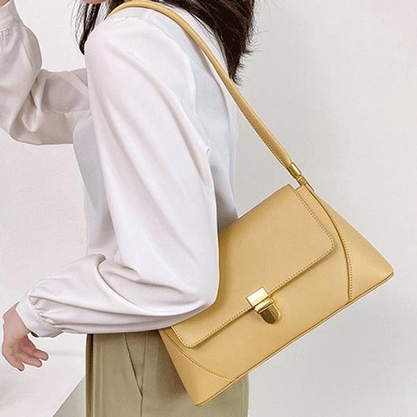 

harbor style retro women's bag new 2020 simple solid color all-match shoulder crossbody bag