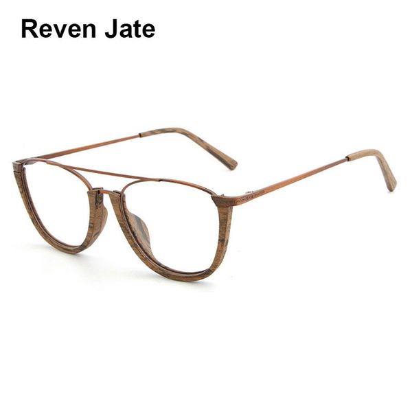 

reven jate hb032 optical eyeglasses frame prescription glasses acetate full rim round shape spectacles men and women eyewear, Black