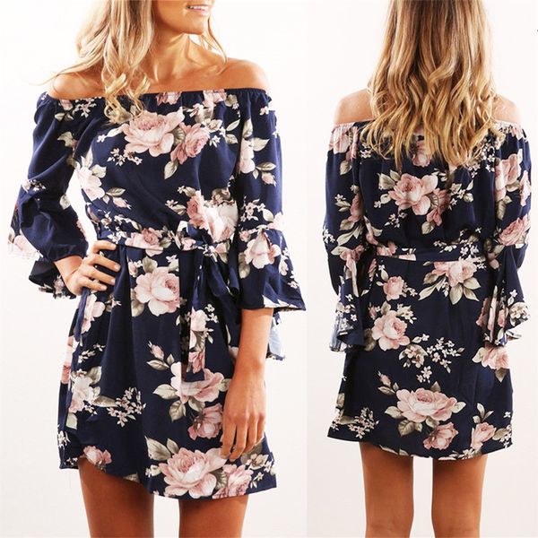 

summer dresses women clothes women dress summer casual dresses floral print chiffon dress boho style party beach dresses vestidos de, Black;gray