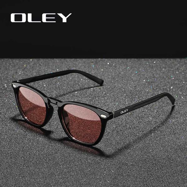 

oley fashion women polarized sunglasses classic retro round pchromic glasses can do myopic glasses accept custom logo y0518, White;black