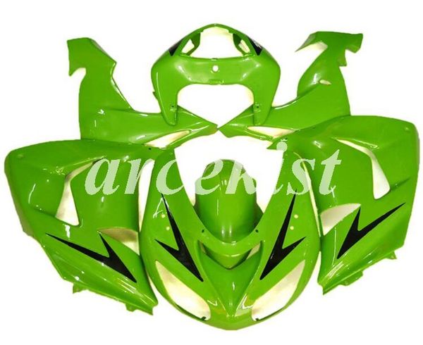 

new abs motorcycle fairings kit fit for kawasaki ninja zx-10r 2006 2007 06 07 body set custom green