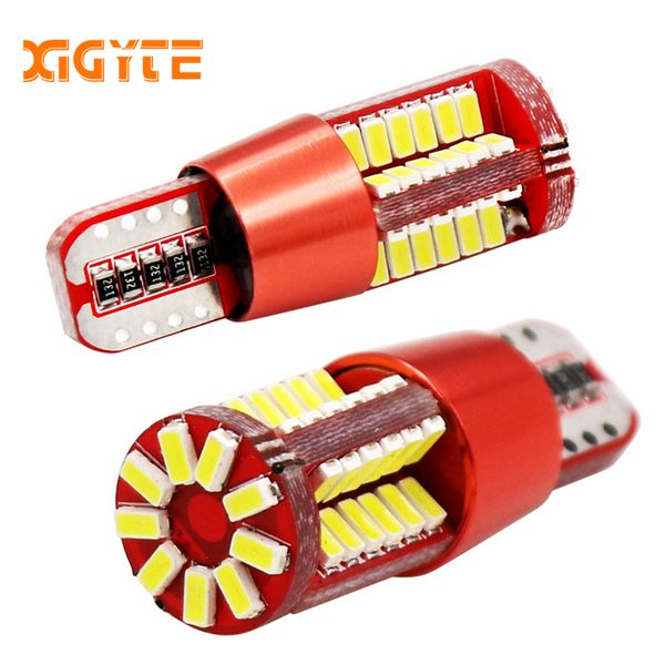 

2pcs t10 led 168 192 2825 w5w super bright 57 smd 3014 led canbus no error auto wedge marker light bulb car clearance lamp 12v