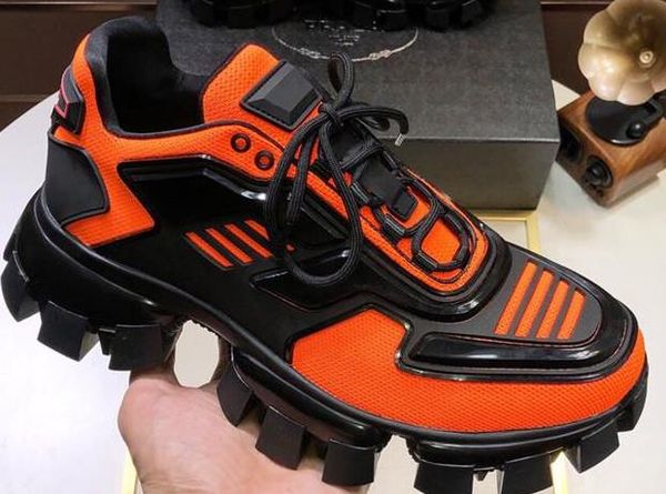 

mendesigne low casual shoes lates p cloudbust thunder lace up designer shoes 19fw capsule series color matching platform luxury sneakers, Black