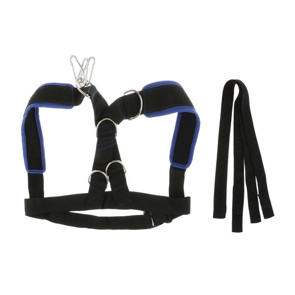 

fitness sled harness workout trainer vest belt with pull strap