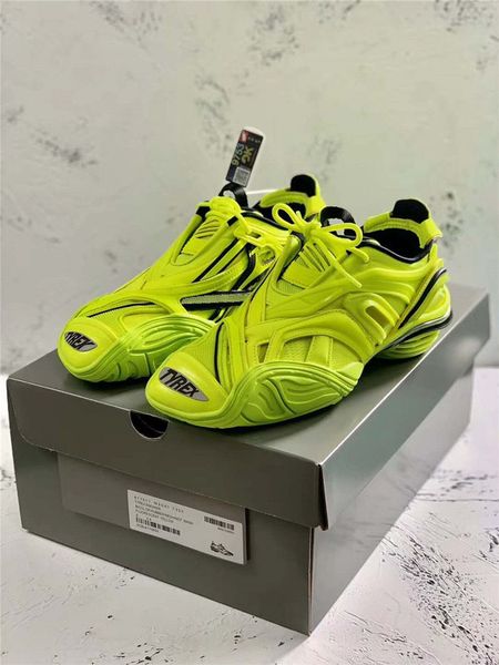 

release 4.0 platform tess s paris track men gomma maille black for women triple s clunky sneaker casual shoes fashion dad shoes c09