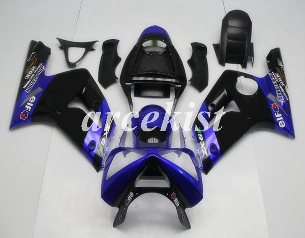

motorcycle new abs injection full fairings kit fit for kawasaki ninja zx-6r 2003 2004 03 04 636 zx6r bodywork set black blue